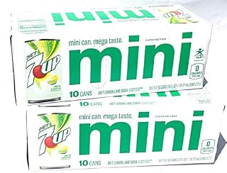 7UP Diet Soda, Mini Cans, 7.5 Fl Oz, (Bulk pack of 20)…