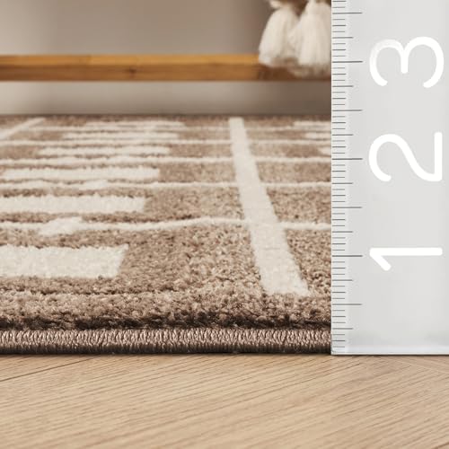 Abani 6' x 9' / Brown / Modern, Contemporary Area Rugs