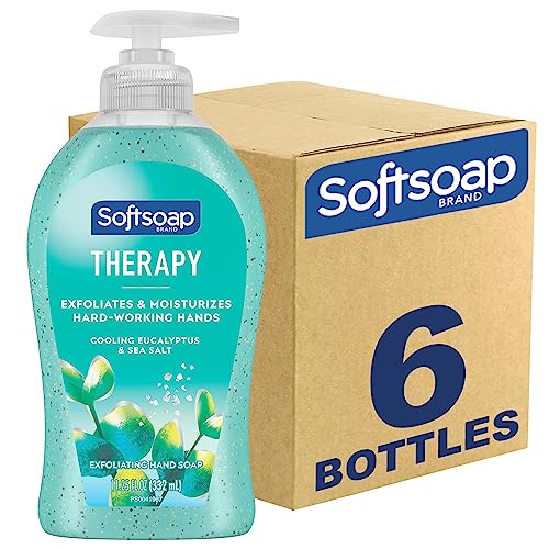 Softsoap Eucalyptus Sea Salt / 11.25 Fl Oz (Pack of 6) / Cooling Eucalyptus & Sea Salt Hand Wash