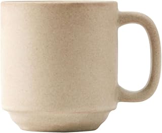 Tuxton Zion Matte Beige Solid Color 11-Ounce Stackable Yukon Mug, Case of 24, Beige; Scratch Resistant; Chip Resistant; Lead & Cadmium Free; Dishwasher, Microwave, Oven Safe