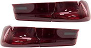 Car Tail Light Fit For BMW 3 Series G20 G28 G80 2019-2024 Modified CSL Taillight Assembly Daytime Running Lights Plug And Play(Red)