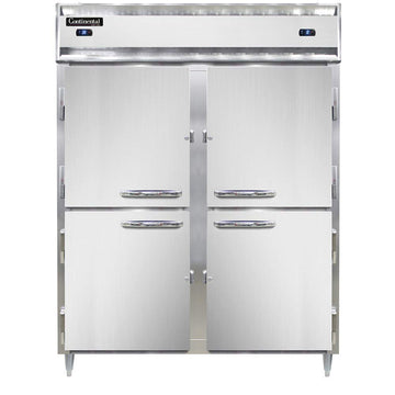 Designer Line Extra-Wide Two Section Pass-Thru Refrigerator/Freezer by Continental Refrigerator – Model DL2RFE-SS-PT-HD