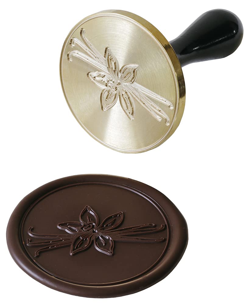 Chocolate Stamp by Martellato – 60mm, Wood, Vanilla, Model 20FH33L