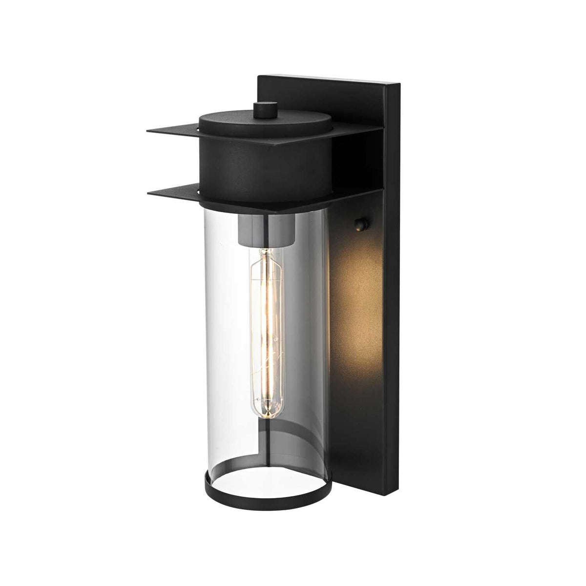 Westmont One Light Outdoor Wall Sconce Black by Lighting Design – Iron, Black, Model OD363W14BK