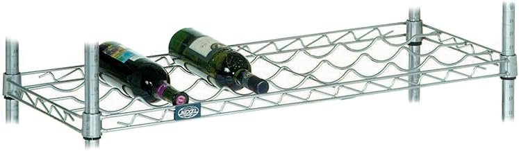 Wine Bottle Shelf 48 x 14 Chrome