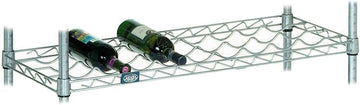 Wine Bottle Shelf 48 x 14 Chrome