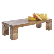 Reclaimed Wood Riser Support-2" L x " W x 2" H by HUBERT – Wood, Brown, Pack of 4
