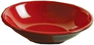 Yanco CR-1028 Black and Red Two-Tone Sauce Dish, 3.75" Diameter, Melamine, Black/Red Color, Pack of 72