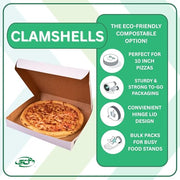 SOUTHERN CHAMPION TRAY 10" Length x 10" Width x 1-1/2" Height / White / 1.0 pounds Bakery Take Out Containers