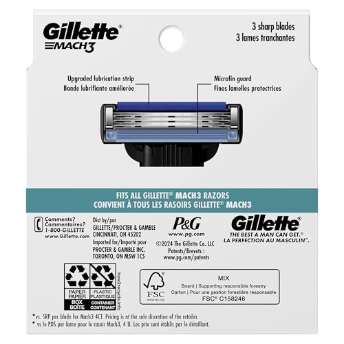 Gillette 10 Count (Pack of 1) / Dark Teal / 1 Cartridges