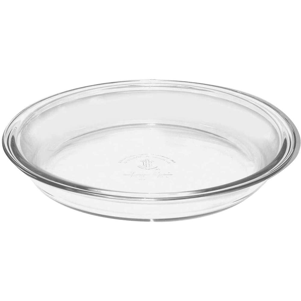 9 inch Pie Plate Pack of by Anchor Hocking – Medium, 9.0 inches, Glass, Clear with Glossy Finish, Pack of 4