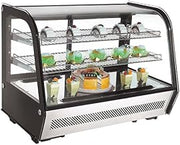 Omcan 27157 Commercial Refrigerated Counter top Showcase 35" Wide 5.65 cu.f