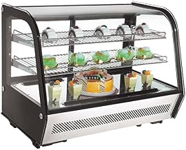 Omcan 27157 Commercial Refrigerated Counter top Showcase 35" Wide 5.65 cu.f