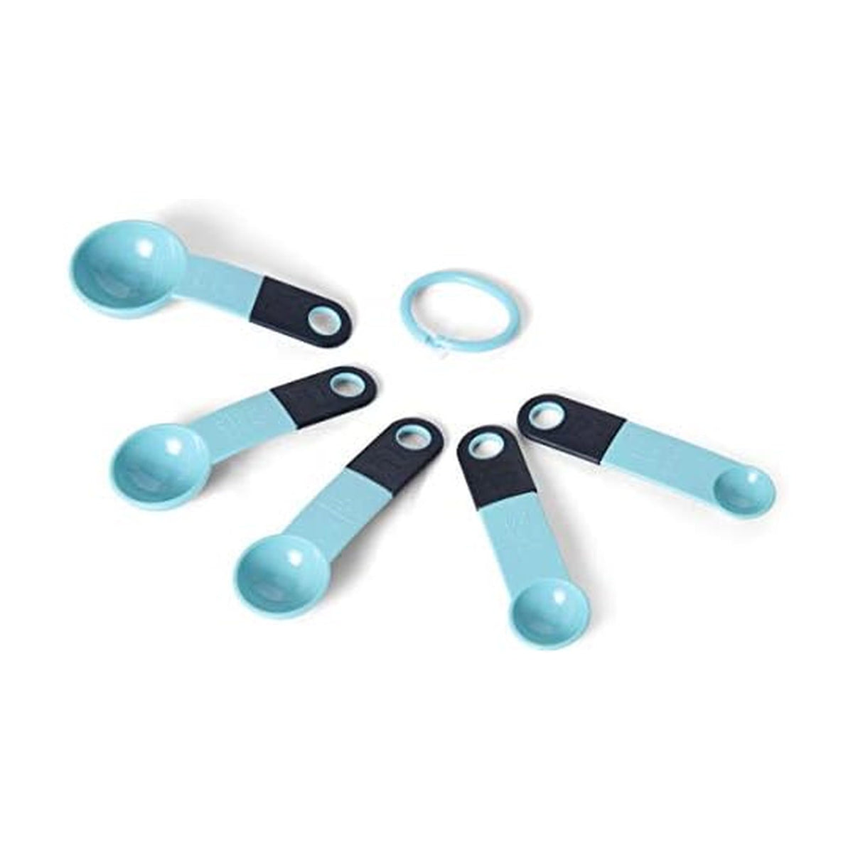 Measuring Spoons by KitchenAid – Set Of 5, 25.0 milliliters, Plastic, Aqua Sky, Model KQ057OHAQA