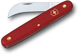 Victorinox Pruning Knife XS Curved Knife For Pruning Plants, Red | single function pruning knife for gardeners and growers