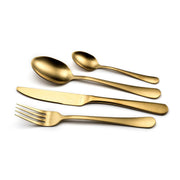 Amefa Coffee spoon x12 / Matt Gold / 1 Teaspoons