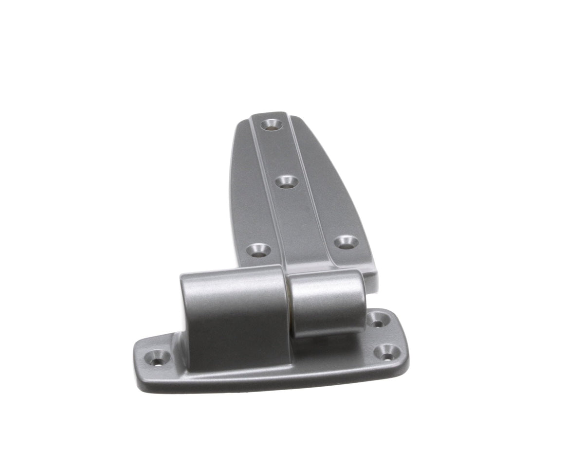 (KASOA) Hinge Silver Flush by Kason – 10.5, Silver, Polished Chrom, Model 1245-000004