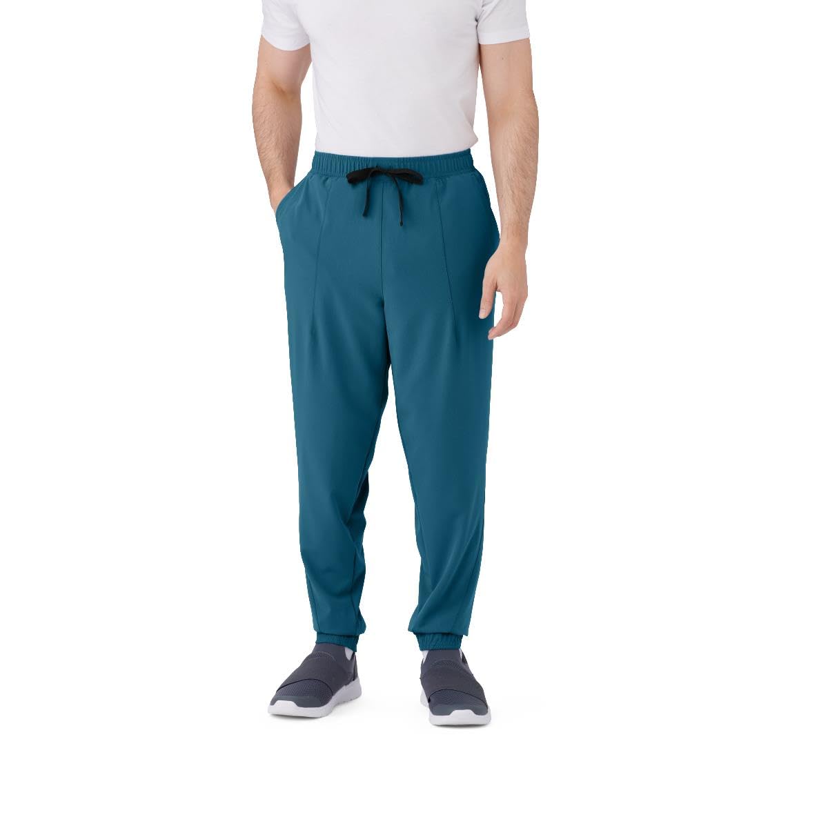 Doyer Men's 3-Pocket Jogger Pant Carribean Blue by Medline – Polyester, Carribean Blue, Model 4744CRBXXL