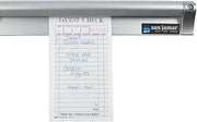 San Jamar Order Ticket Holder for Restaurant – 30" Anodized Aluminum Metal Receipt Holder with Grip Track – Durable Wall Mount Check Rack for Kitchen, Restaurant and Service Counters