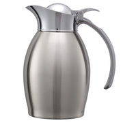 Carafe, 20 Ounce Capacity, Brushed Finish, (Case of 6) by Service Ideas – 20 Ounces, Stainless Steel, Pack of 6, Model 981C06BS