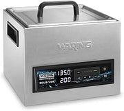 Waring Commercial WSV16 16 Self Contained Thermal Circulator For Sous Vide, 16 liters/4.2 Gallons, Capactice Touch Control Panel, 5 Programable settings, Timer, 120V, 1560W, 5-15 Phase Plug