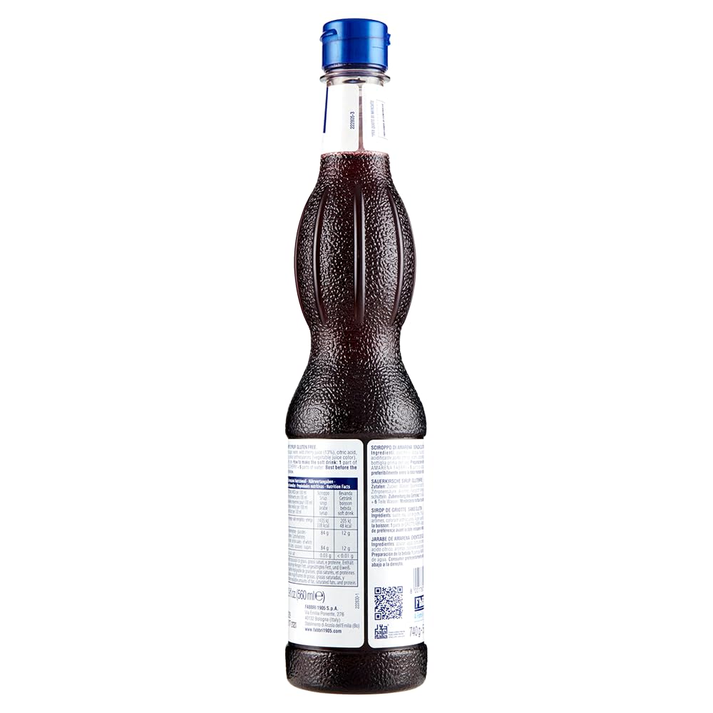 AMARENA CHERRIES SYRUP 560ML by Fabbri – 6 cm x 5.9 cm x 30.6 cm