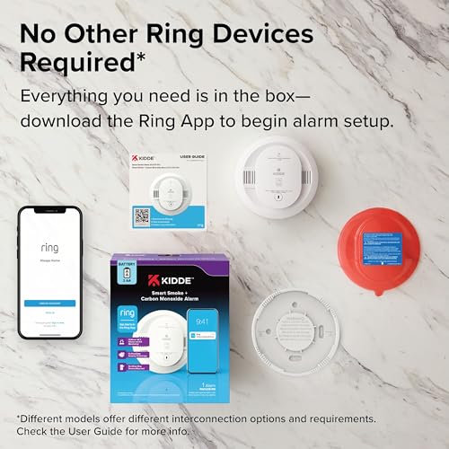 Kidde AA Battery Powered / Smoke & Carbon Monoxide Detector / 5 Inches Combination Smoke & Carbon Monoxide Detectors