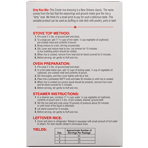 Zatarain's Dirty Rice / 40 Ounce (Pack of 4) / 1 Dirty Rice