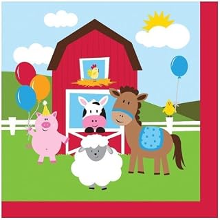 Creative Converting 665506 Napkins Tableware items, One Size, Multicolor, 16 Pack