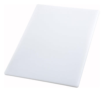 Winco Cutting Board – 18 by 24 by 1/2-Inch, White, 18" x 24"