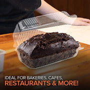 Stock Your Home 9" x 5" - 25 Count / Clear / 158.75 cubic_inches Serving Trays
