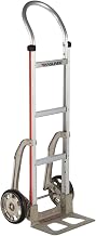 Magliner HMK111AA15 Aluminum Hand Truck, Horizontal Loop Handle, 14" x 7-1/2" Aluminum Diecast Nose Plate, 500 lb Capacity