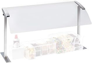 Cal Mil Stainless Steel Single Sneezeguard, 49.25 x 16 x 20.625 inch - 1 Each.