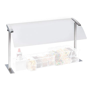 Cal Mil Stainless Steel Single Sneezeguard by CAL-MIL – Stainless Steel, Model 2026-4-55