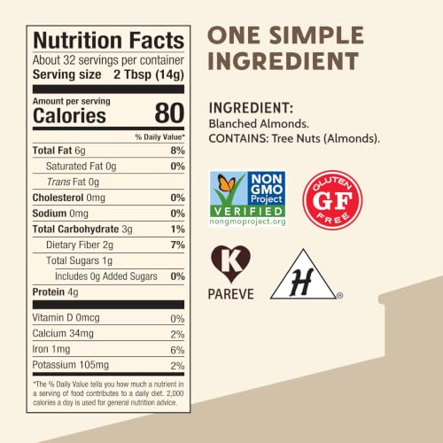 Bob's Red Mill 16 Ounce (Pack of 4) / Natural / Resealable Almond