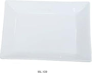 Yanco Mainland Collection 9" Super White Porcelain Square Plate BOX of 24