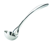 Browne Foodservice 1-Ounce / Silver / Unique Ladles