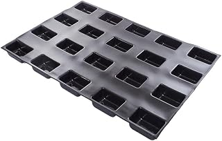Sasa Demarle Flexipan Origine FP 1545 Silicone-Fiberglass Pan with 20 Rectangular Cavities 2.0 Inch x 3.1 Inch x 1.4 Inch High