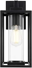 Memphis One Light Outdoor Wall Sconce Black