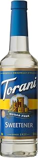 Torani Sugar Free Syrup, Sweetener, 25.4 Ounce (Pack of 1)