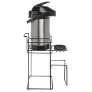 Wire Airpot Thermal Coffee Server Stand - Black by HUBERT – Large, Carbon Steel, Black, Model 29130+87392
