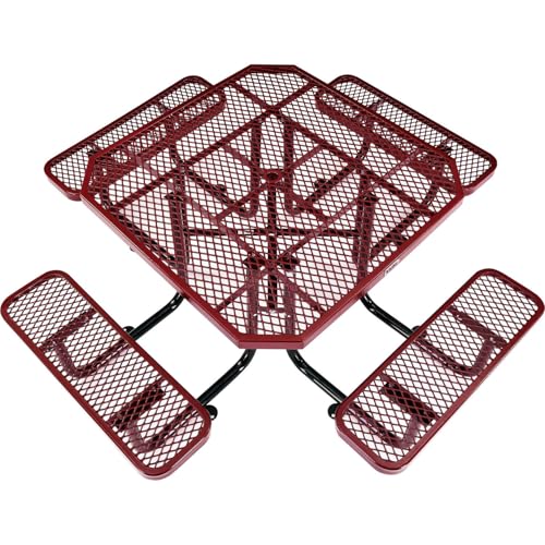 Global Industrial Red / 1 / Industrial Picnic Tables
