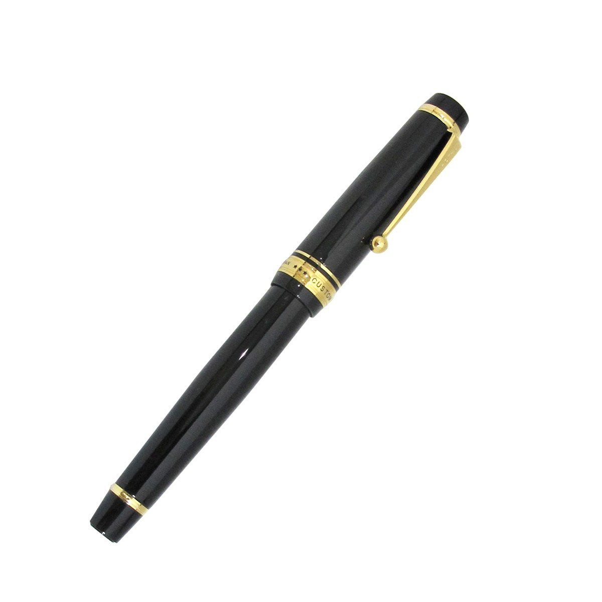 "CUSTOM 845" (nib : Fine) by PILOT – 1 Count (Pack of 1), Cap : Ebonite (finished by Urushi), Black, Model ﾊｲFKV5MRBF