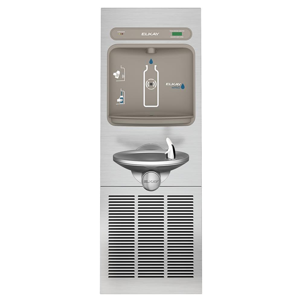 Ezh2O Integral- Lrpbm8 - Filtrd by Elkay – 3000 gallons, Stainless Steel, Stainless, Model LZWS-LRPBM8K