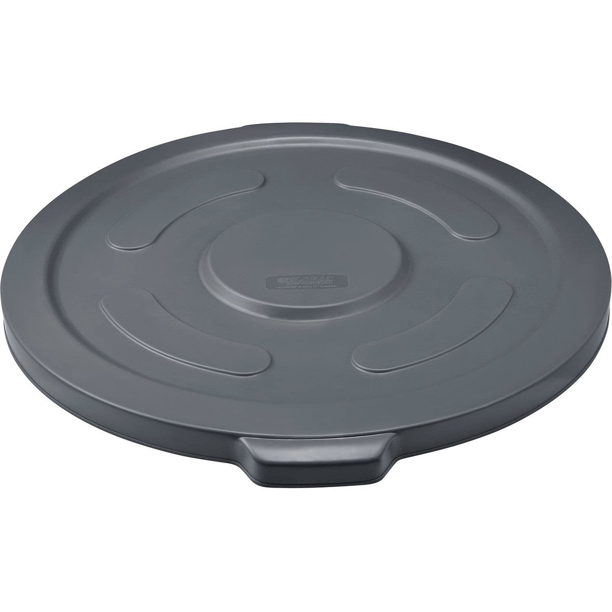 Global Industrial Gray / 27.5" Diameter x 2.5"H / Utilitarian Trash Can Lids