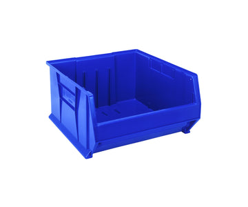 Quantum Storage QUS957 Plastic Stacking Hulk Container - 23-7/8" x 22-1/2" x 12" - 1 Pack by QUANTUM STORAGE SYSTEMS – 24" L x 23" W x 12" H, 6447.6 cubic_inches, Model QUS957BL