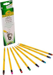 Crayola Number 2 Pencils, Classroom Must Haves, Back to School Supplies, 8 Count