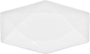 CAC China QZT-41 Crystal 14-Inch by 8-3/4-Inch Super White Porcelain Rectangular Platter, Box of 12