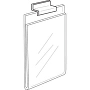 Slatwall Sign Holder 3 1/2" x 5" - Veritcal by Retail Resource – Acrylic, Clear, Model 2029