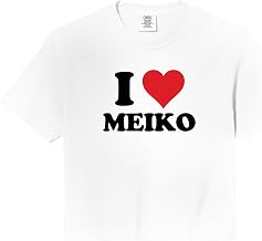 I Heart Meiko First Name I Love Personalized Stuff Comfort Colors Crop Top